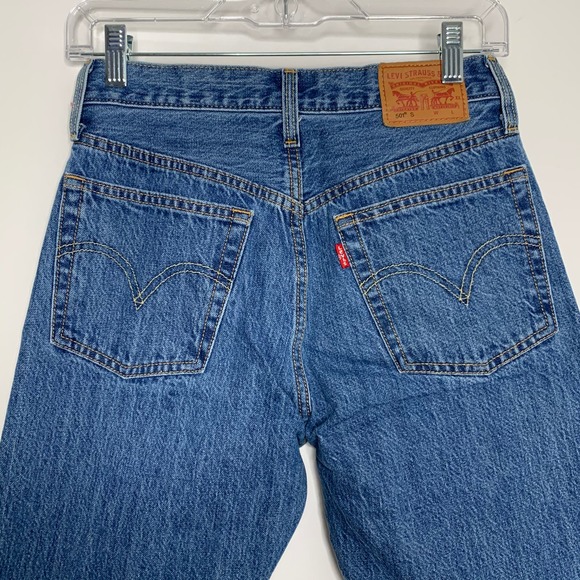 Levis Straight Leg Jeans Womens Size 25 Cw-4717 3629 - Picture 10 of 14